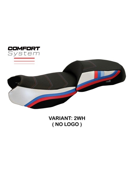Funda de asiento compatible BMW R 1200 GS (13-18) modelo Exclusive Anniversary comfort system