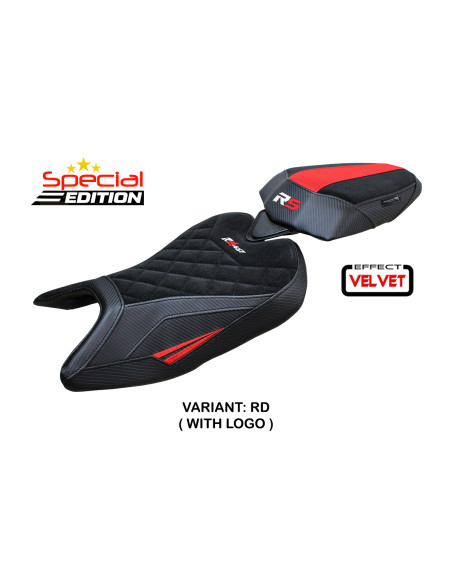 Seat cover compatible - Aprilia RS 457 2023-2025 - mod Bezz Velvet Special Edition
