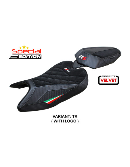 Seat cover compatible - Aprilia RS 457 2023-2025 - mod Bezz Velvet Special Edition