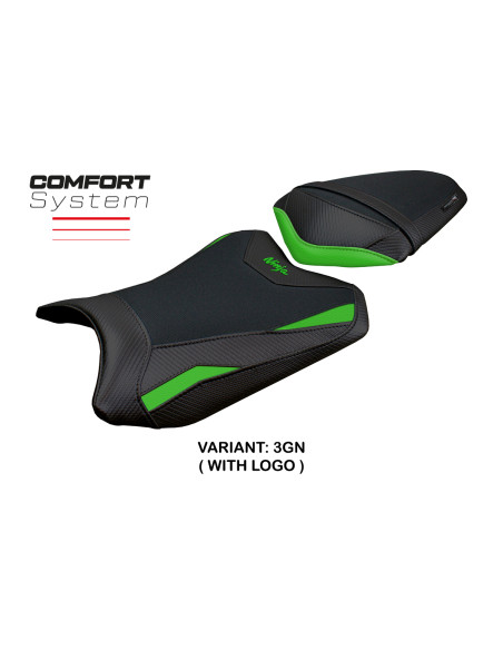 Housse de selle compatible - Kawasaki Ninja 300 2013 - 2017 - mod Aliko Comfort System