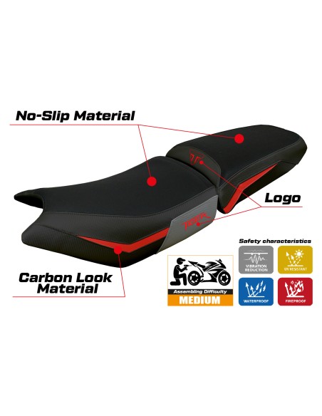 Seat cover compatible - Triumph Tiger 900 2024-2025 - mod Hatten
