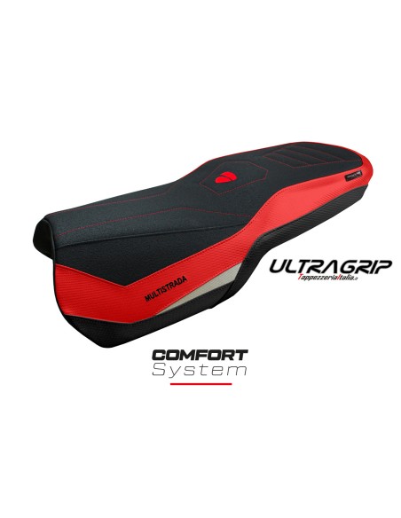 Seat cover compatible - Ducati Multistrada V4 2021-2025 - mod Lula Ultragrip Comfort System