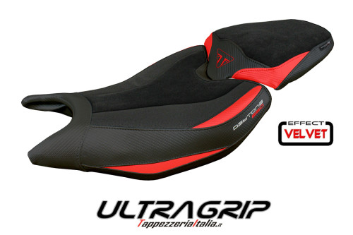 Funda de asiento compatible - Triumph Daytona 660 2024-2025 - mod Reims Velvet Ultragrip