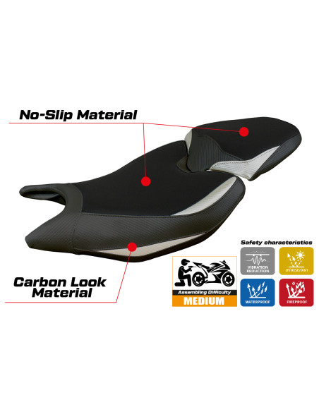 Seat cover compatible - Triumph Daytona 660 2024-2025 - mod Reims