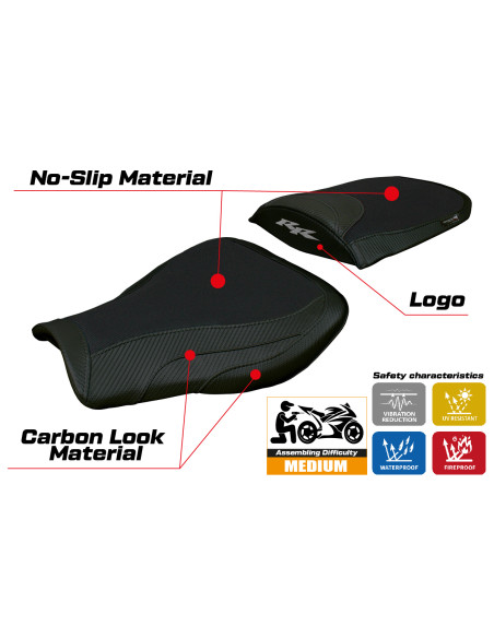 Sitzbezug kompatibel - Honda CBR 600 RR 2007-2025 - mod Huelna