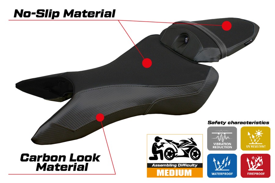 Sitzbezug kompatibel - Yamaha MT-09  2024-2026 - mod Mus
