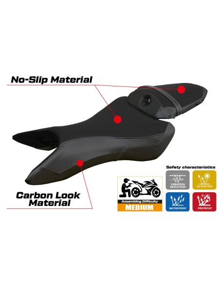 Funda de asiento compatible - Yamaha MT-09 2024-2025 - mod Mus