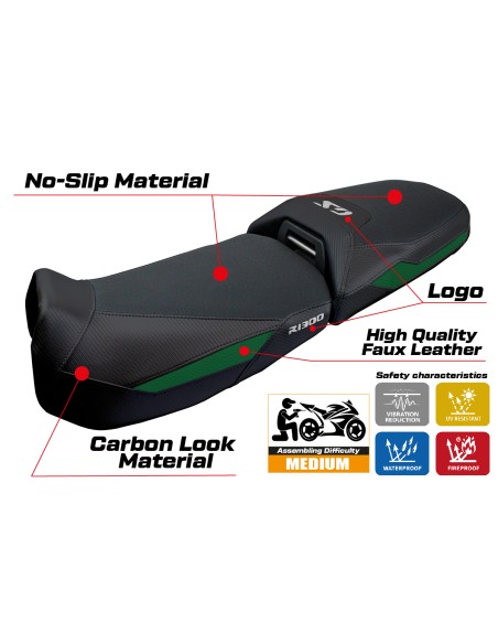 Funda de asiento compatible - BMW R 1300 GS Adventure  2024-2025 - mod Ulma