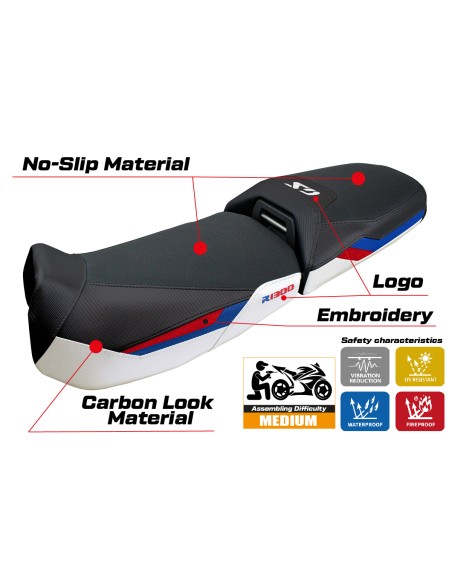 Seat cover compatible - BMW R 1300 GS Adventure 2024-2025 - mod Ulma