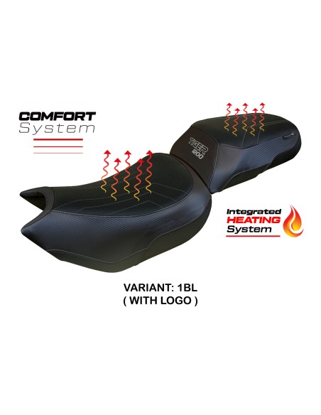 Rivestimento sella compatibile - Triumph Tiger 1200 2022-2025 - mod Heating Comfort System