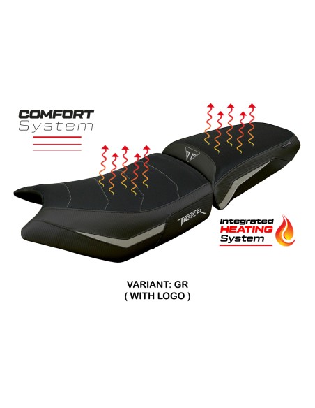 Sitzbezug kompatibel - Triumph Tiger 900  2024-2025 - mod Heating Comfort System