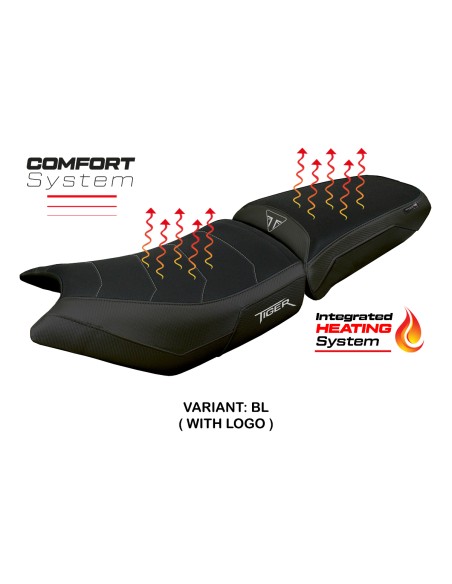Seat cover compatible - Triumph Tiger 900  2024-2025 - mod Heating Comfort System