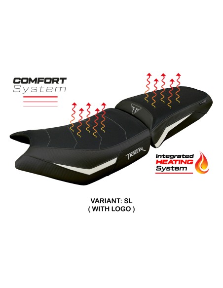 Housse de selle compatible - Triumph Tiger 900  2024-2025 - mod Heating Comfort System