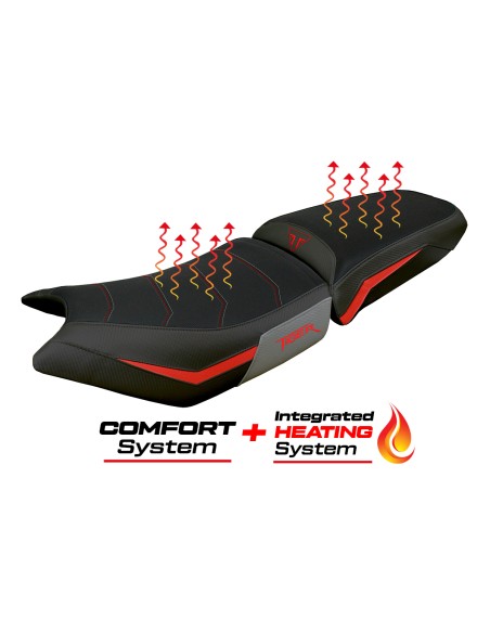 Sitzbezug kompatibel - Triumph Tiger 900  2024-2025 - mod Heating Comfort System