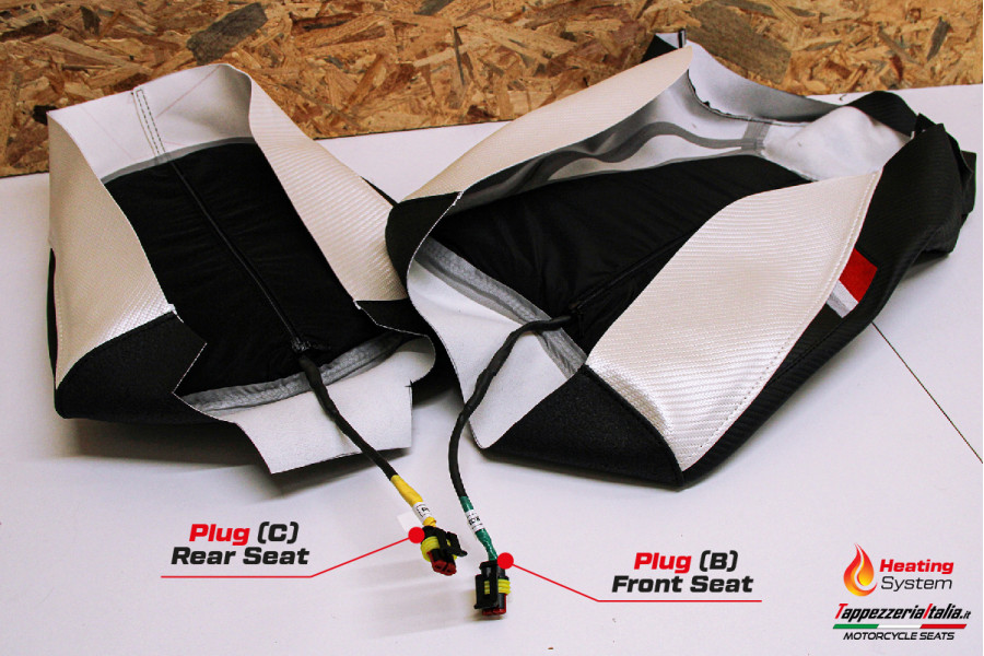 Rivestimento sella compatibile - Triumph Tiger 900 2020 - 2023 - mod Heating Comfort System