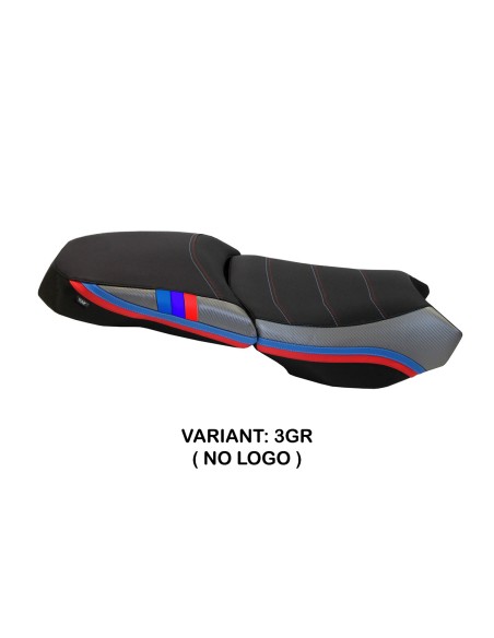 Funda de asiento compatible con BMW R 1200 GS Adventure (13-18) Modelo exclusivo de aniversario