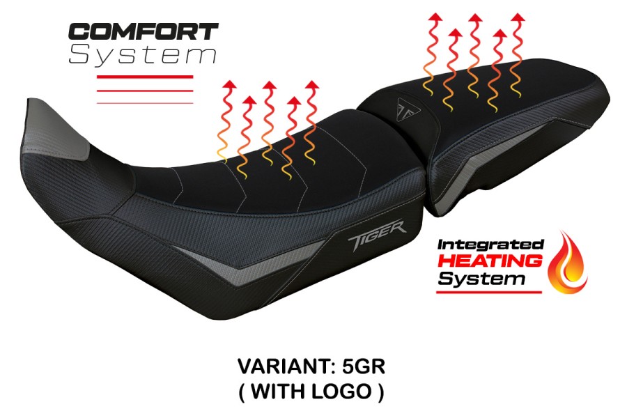 Sitzbezug kompatibel - Triumph Tiger 900 2020 - 2023 - mod Heating Comfort System