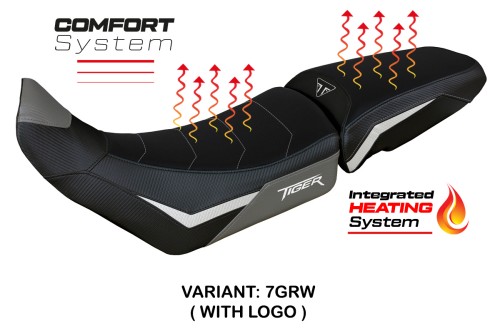 Funda de asiento compatible - Triumph Tiger 900 2020 - 2023 - mod Heating Comfort System 2