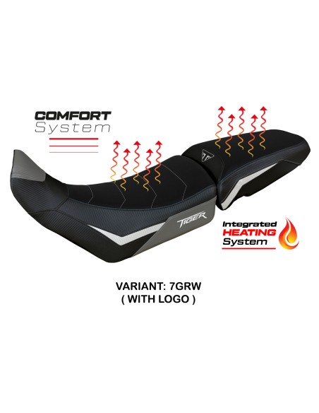 Seat cover compatible - Triumph Tiger 900 2020 - 2023 - mod Heating Comfort System