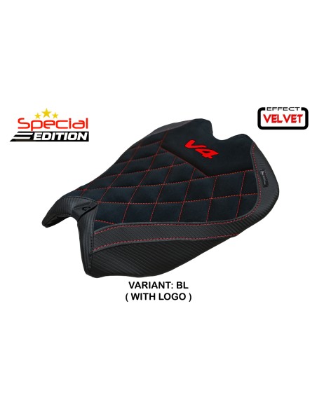 Sitzbezug kompatibel - Ducati Panigale V4  2025 - mod Argenta Special Edition Velvet