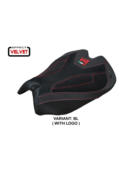 Sitzbezug kompatibel - Ducati Panigale V4  2025 - mod Argenta Velvet