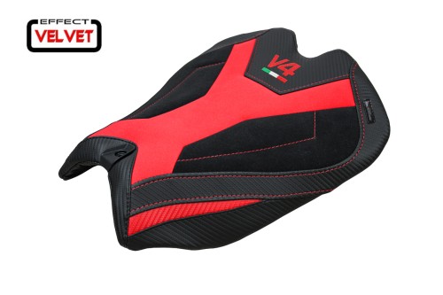 Housse de selle compatible - Ducati Panigale V4  2025 - mod Argenta Velvet
