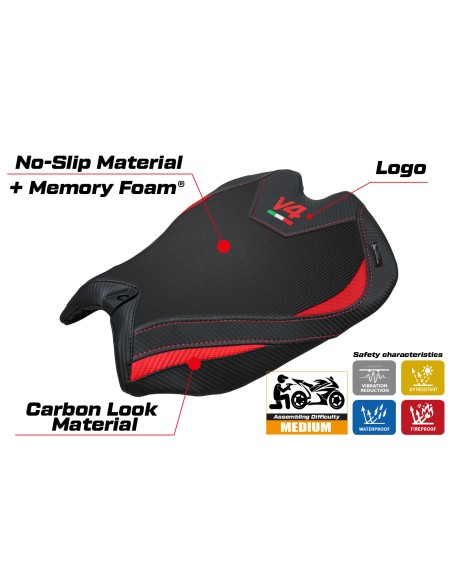 Sitzbezug kompatibel - Ducati Panigale V4 2025 - mod Argenta Comfort System