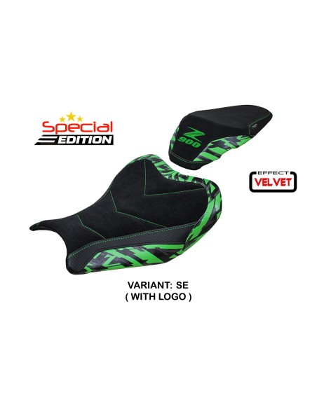 Seat cover compatible - Kawasaki Z 900 2017 - 2024 - mod Stripes special Velvet
