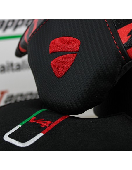 Seat cover compatible - Ducati Streetfighter V4 2020 - 2024 - mod Stripes Velvet Comfort System
