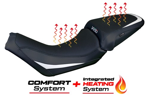 Rivestimento sella compatibile - Moto Guzzi V100 Mandello 2022-2025 - mod Heating Comfort System