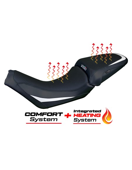 Funda de asiento compatible - Moto Guzzi V100 Mandello 2022-2025 - mod Heating Comfort System