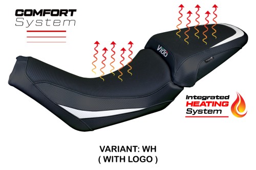 Funda de asiento compatible - Moto Guzzi V100 Mandello 2022-2025 - mod Heating Comfort System 2