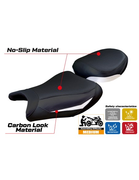 Sitzbezug kompatibel - Suzuki GSX R 1300 Hayabusa 2021 - 2025 - mod Denia