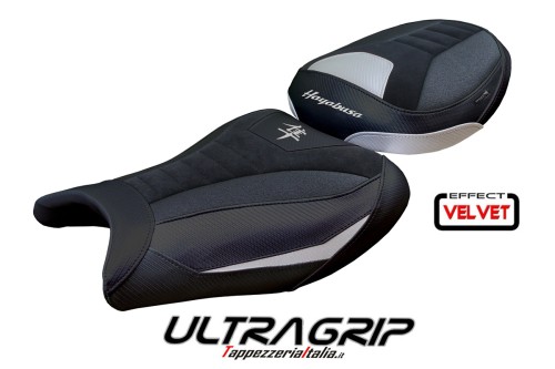 Rivestimento sella compatibile - Suzuki GSX R 1300 Hayabusa 2021 - 2025 - mod Denia Velvet Ultragrip