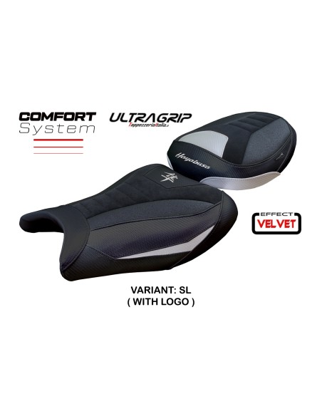 Sitzbezug kompatibel - Suzuki GSX R 1300 Hayabusa 2021 - 2025 - mod Denia Velvet Ultragrip Comfort System