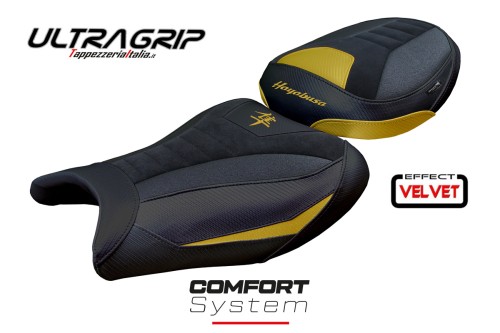 Sitzbezug kompatibel - Suzuki GSX R 1300 Hayabusa 2021 - 2025 - mod Denia Velvet Ultragrip Comfort System