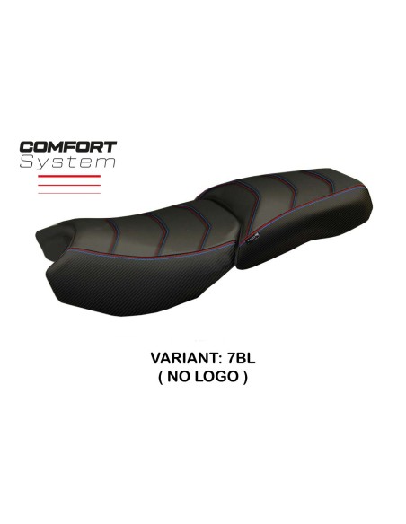 Housse de selle compatible BMW R 1200 GS Adventure (13-18) modèle Original Carbon Color comfort system