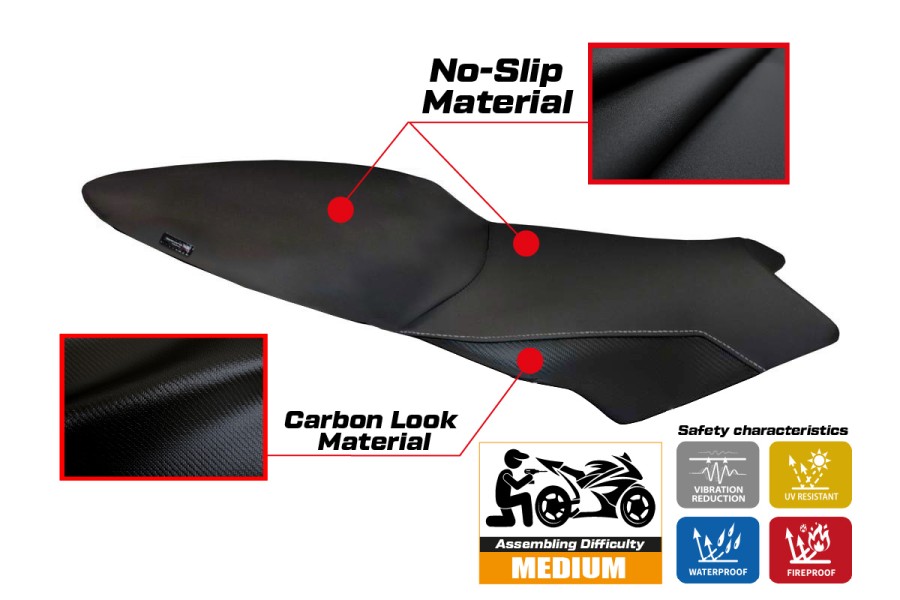 Seat cover compatible BMW K 1200 S (04-08) Essential model
