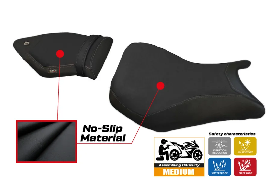 Funda de asiento compatible BMW S 1000 R (14-20) modelo Essential