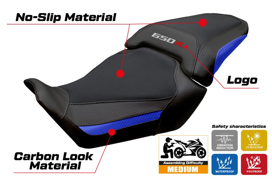 Sitzbezug kompatibel - Honda CBR 650 R 2024 - 2025 - mod Mali