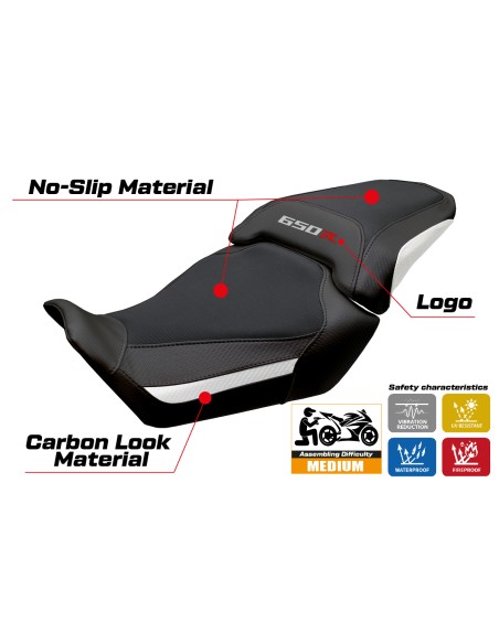 Housse de selle compatible - Honda CBR 650 R 2024 - 2025 - mod Mali