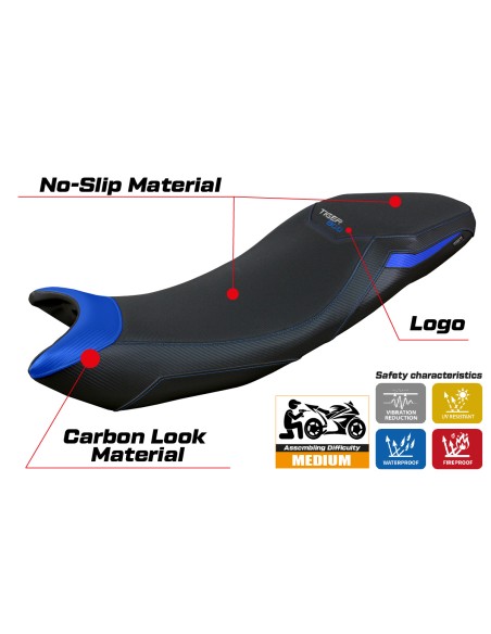 Funda de asiento compatible - Triumph Tiger Sport 800  2025 - mod Titty