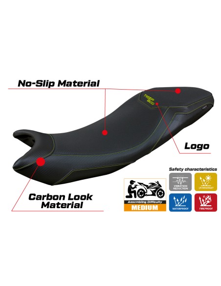 Funda de asiento compatible - Triumph Tiger Sport 800  2025 - mod Titty