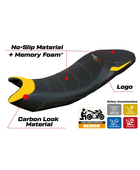 Seat cover compatible - Triumph Tiger Sport 800  2025-2026 - mod Titty Comfort System