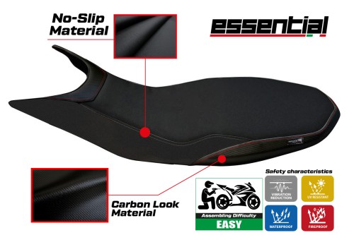 Sitzbezug kompatibel Ducati Hypermotard 821/939 (13-18) Modell Essential 2