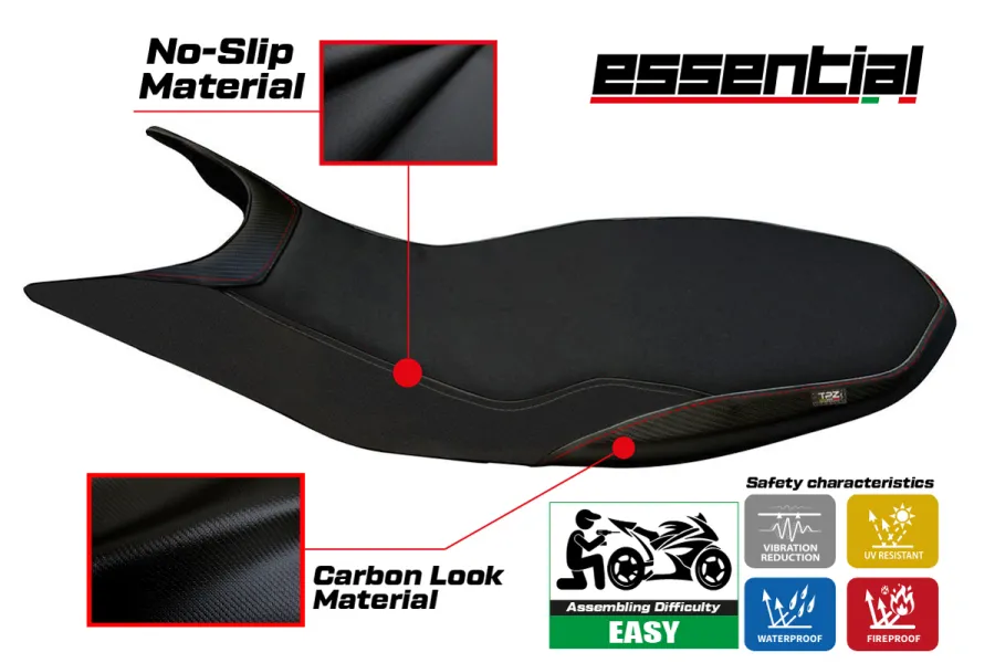 Seat cover compatible Ducati Hypermotard 821 / 939 (13-18) Essential model
