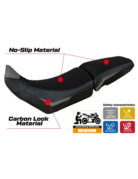 Seat cover compatible - Triumph Tiger 850 Sport 2021 - 2025 - mod Sintra