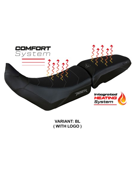 Rivestimento sella compatibile - Triumph Tiger 850 Sport 2021 - 2025 - mod Heating Comfort System