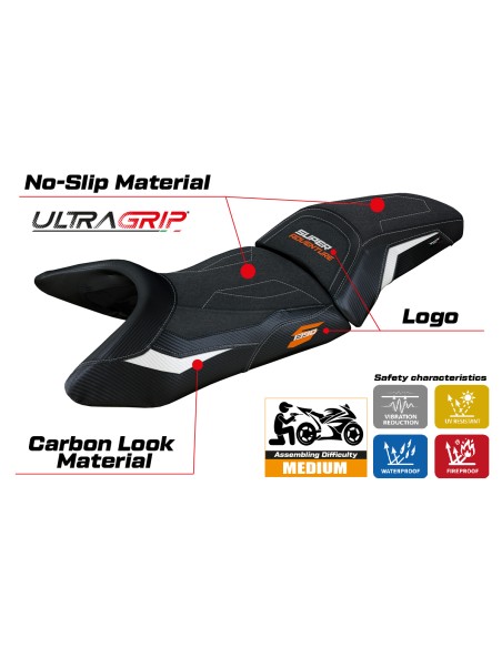 Seat cover compatible - KTM 1390 Super Adventure S 2025 - mod Enns Ultragrip