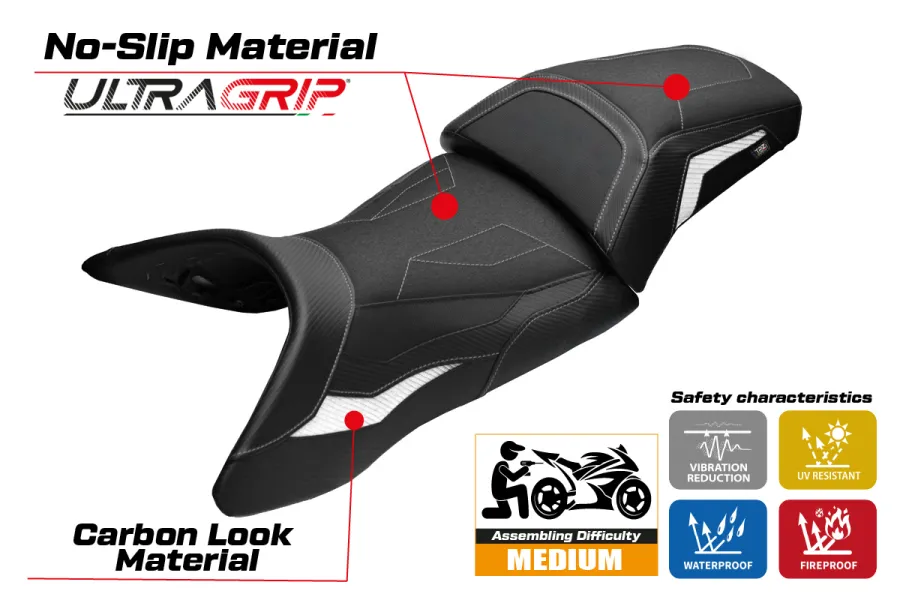 Sitzbezug kompatibel - KTM 1390 Super Adventure S 2025 - mod Enns Ultragrip